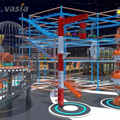 Parco giochi in corda al coperto