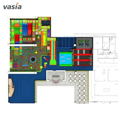 parco giochi con piscina di palline al coperto