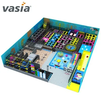 Quanti trampolini ci sono nel Jump Zone Trampoline Park?