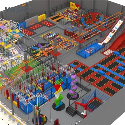 Fabbrica del parco trampolino